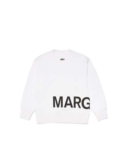 Felpa, unisex, logata. MM6 MAISON MARGIELA | M60313 MM006M6100